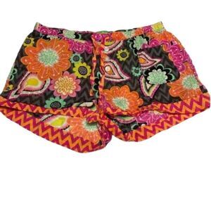 VERA BRADLEY Paisley Floral Print Lounge Shorts